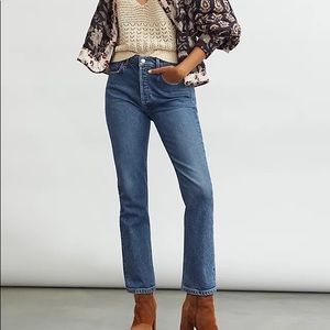 Anthropologie Agolde Riley Straight Jeans